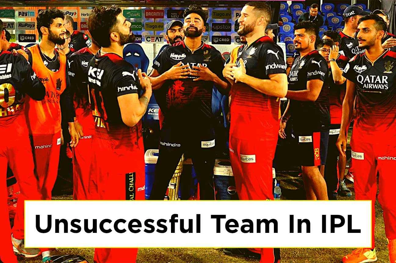 Unsuccessful Team In IPL