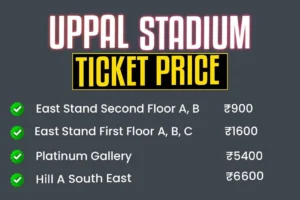 Uppal Stadium Tickets